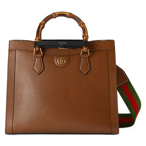 gucci patent leather tote|gucci diana medium tote bag.